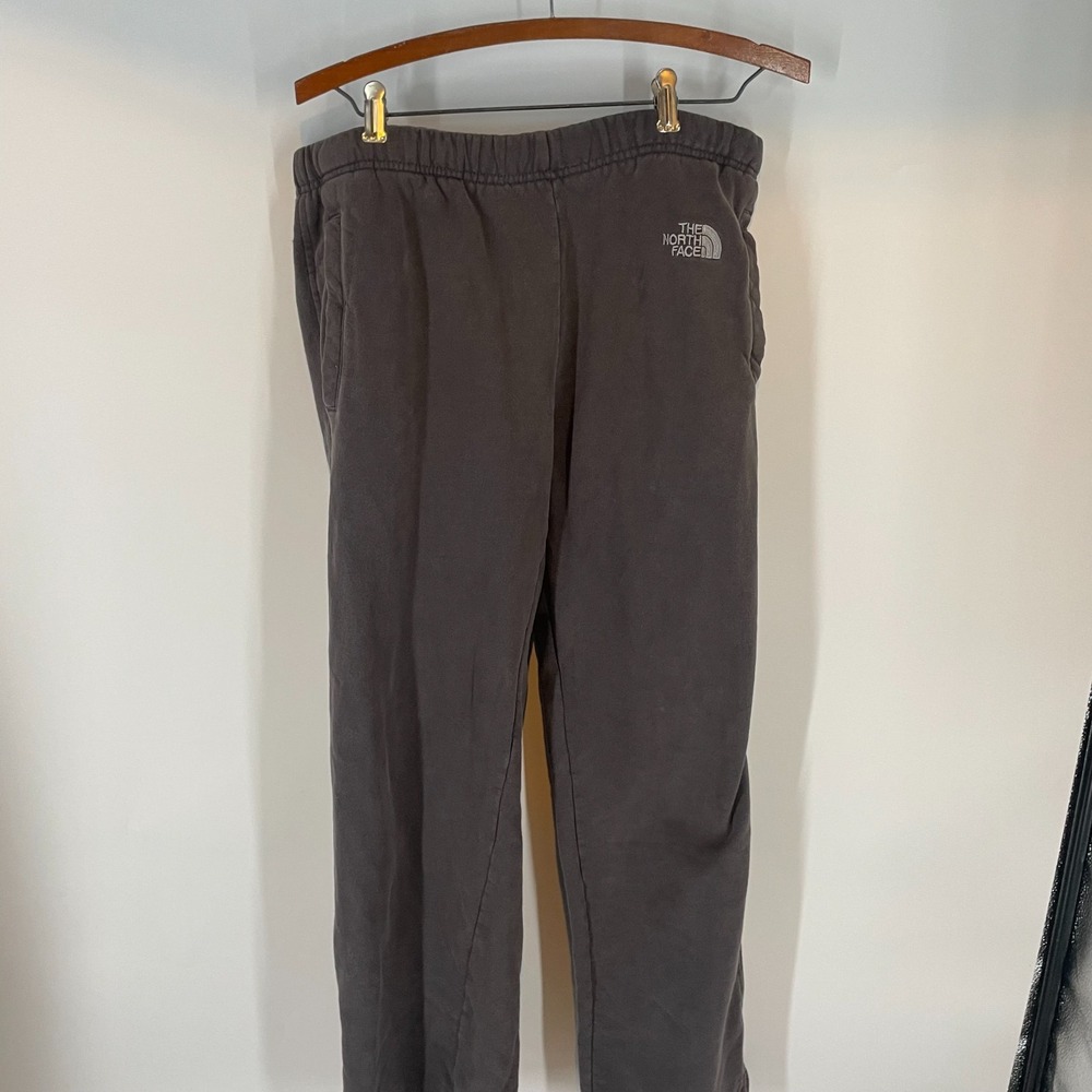 The North Face Mens Fleece Jogger Sweatpants Dark Gray Size M Regular Fit